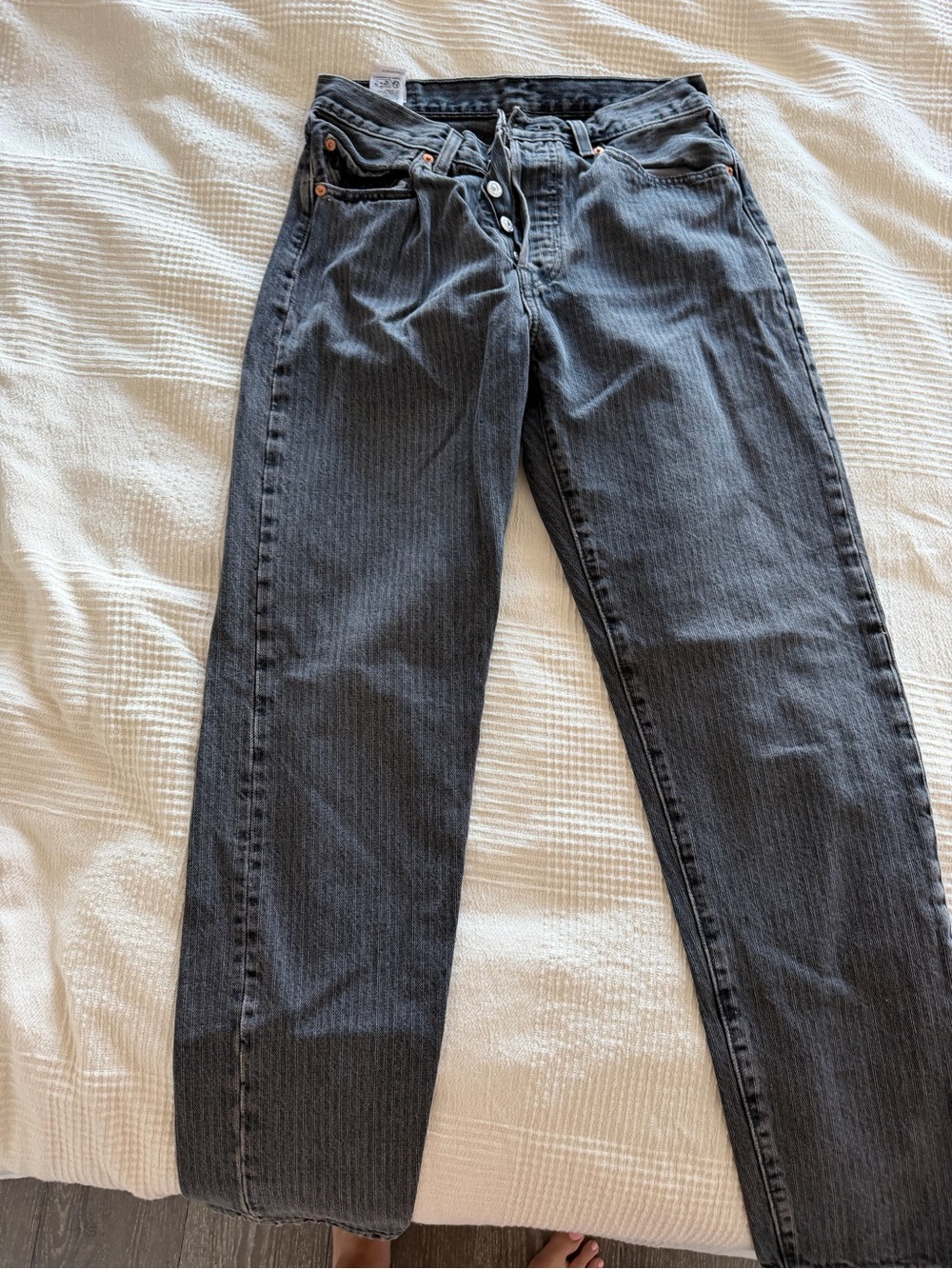Levi's Charcoal Straight-Leg Women's Jeans
